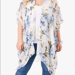 Kimono-Cardigan Floral